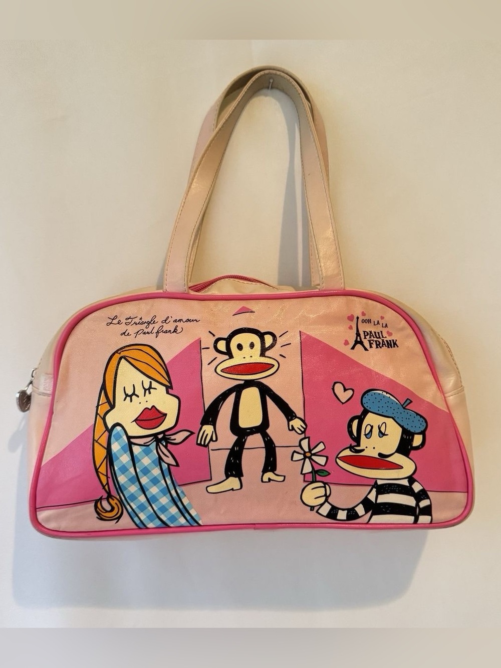 Vintage Paul Frank Bag 2003 “Ooh La La” Le Triangle D’lamour